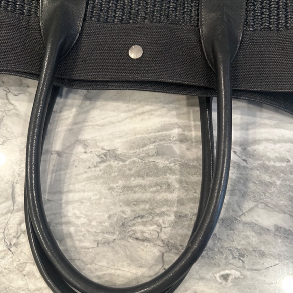 Saint Laurent Rive Gauche Tote Bag in Raffia - Picture 2 of 13